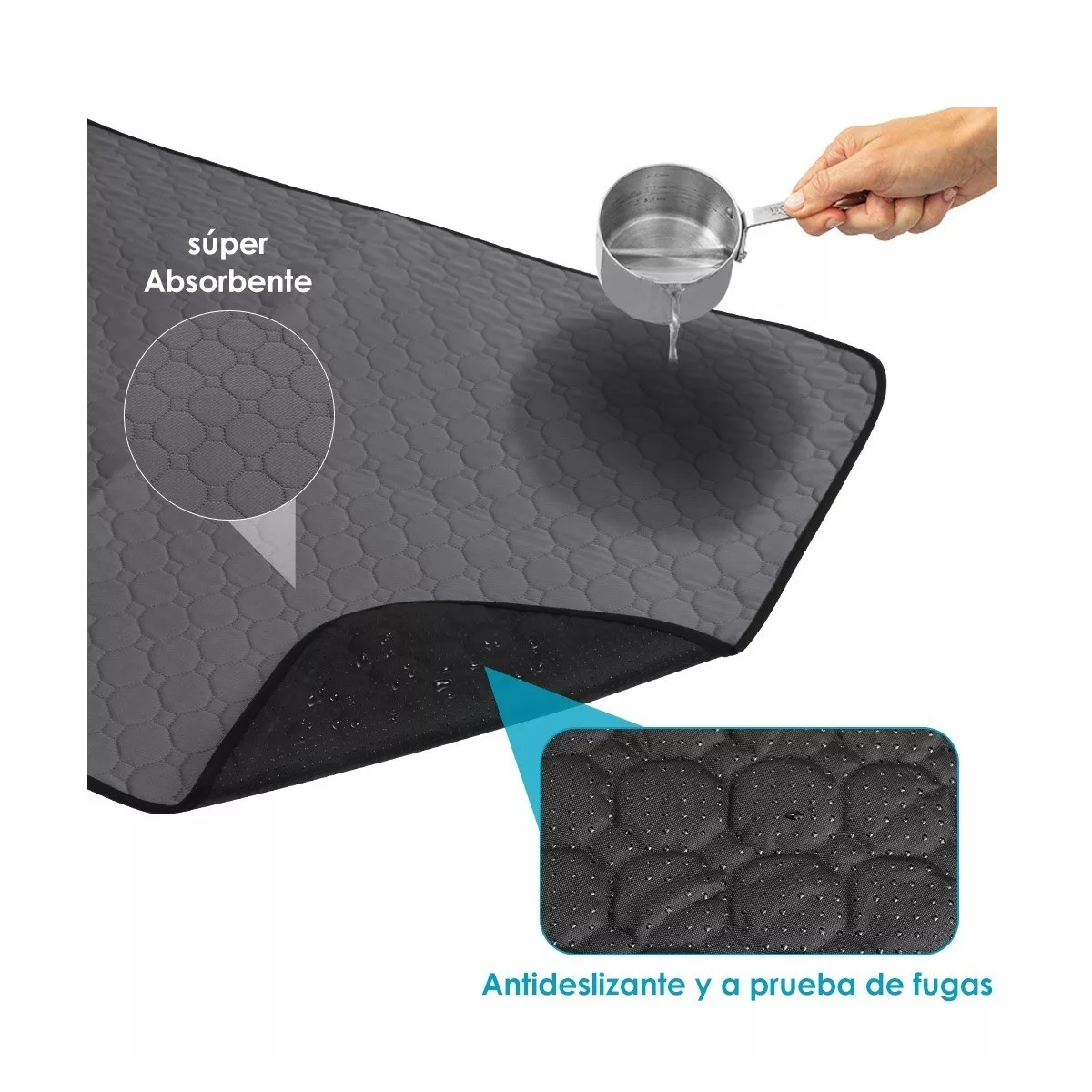 Foto 4 pulgar | Tapete Entrenador para Perro Eo Safe Imports ESI-7923 color Gris Lavable