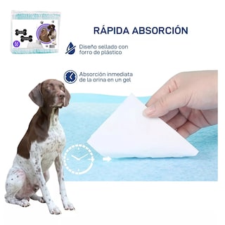Foto 2 | Paquete 50 Tapetes Entrenador Desechable Para Perro Eo Safe Imports Esi-9826 Multicolor