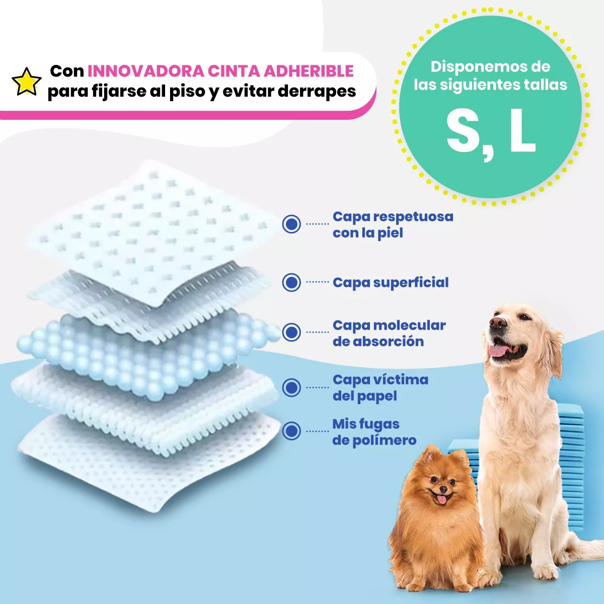 Foto 3 pulgar | Paquete 100 Tapete Entrenador Absorbente Mascota Eo Safe Imports Esi-11547 Multicolor