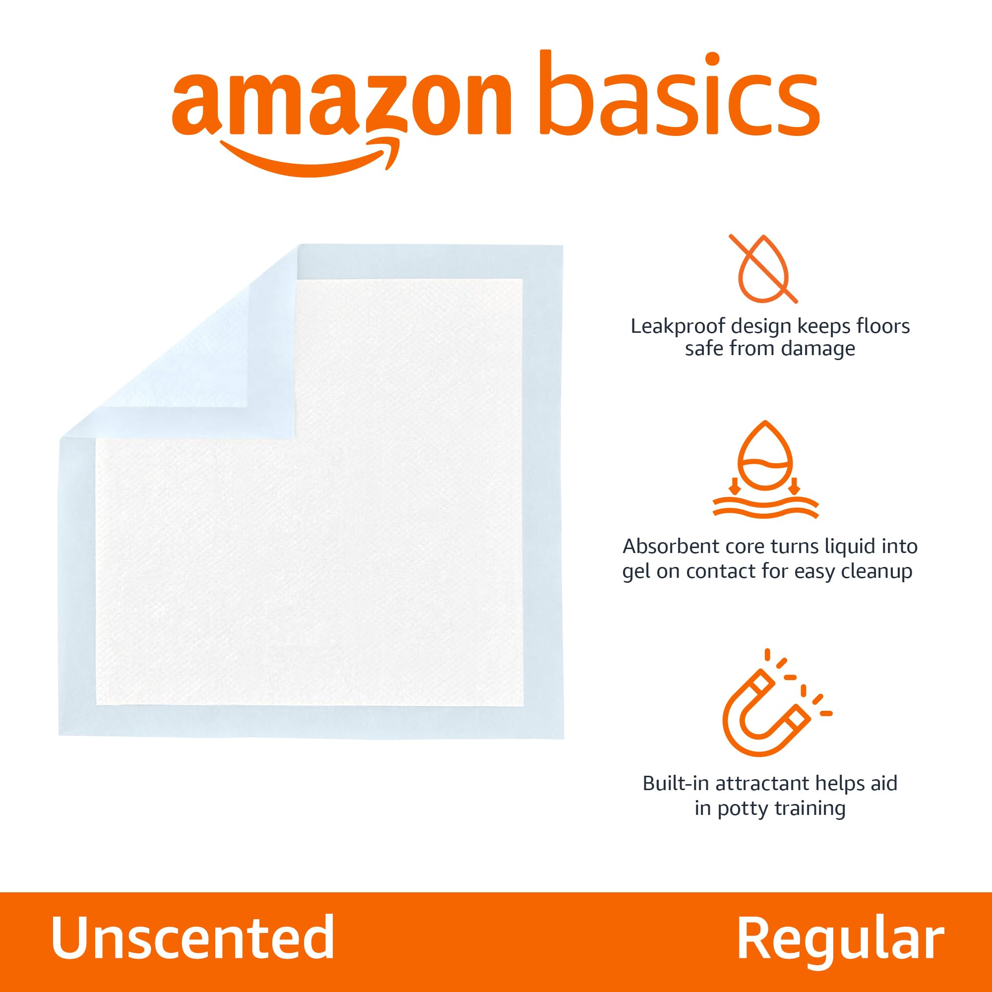 Foto 2 | Almohadillas Para Orinar Amazon Basics Para Perros Y Cachorr - Venta Internacional.