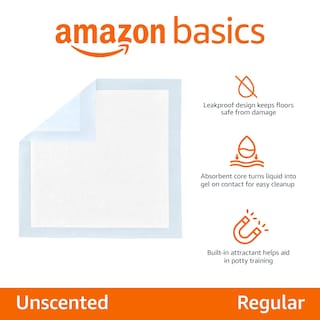 Foto 2 | Almohadillas Para Orinar Amazon Basics Para Perros Y Cachorr - Venta Internacional.