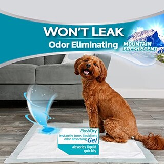 Foto 3 | Almohadillas Para Perros Hartz Home Protection, Eliminadoras De Olores, Xxl, 20 Unidades - Venta Internacional.