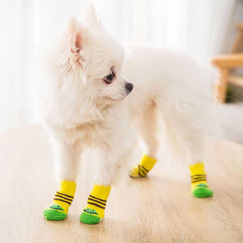 Calcetines Huoguo Para Gatos Y Perros Pet Supplies, Antideslizantes, Estampado De Dibujos Animados - Venta Internaciona