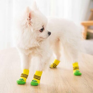Foto 1 | Calcetines Antideslizantes Con Estampado De Dibujos Animados De Gatos Huoguo De Pet Supplies - Venta Internacional.