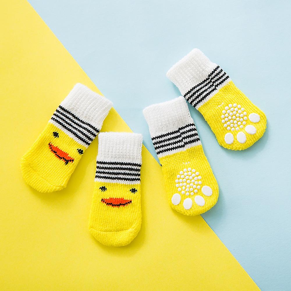 Foto 5 pulgar | Calcetines Antideslizantes Con Estampado De Dibujos Animados De Gatos Huoguo De Pet Supplies - Venta Internacional.