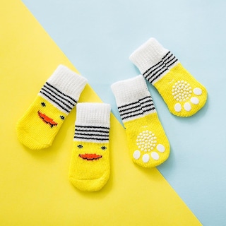 Foto 4 | Calcetines Antideslizantes Con Estampado De Dibujos Animados De Gatos Huoguo De Pet Supplies - Venta Internacional.