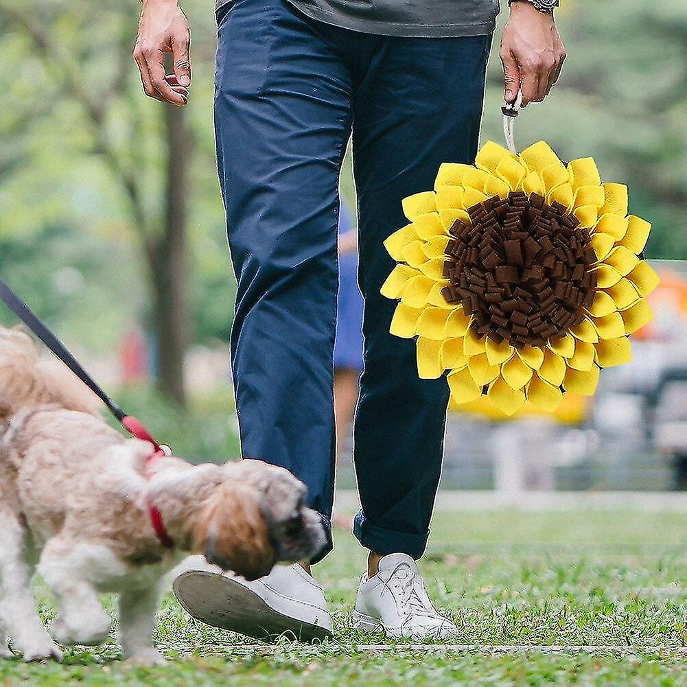 Foto 3 pulgar | Almohadilla De Entrenamiento Para Cachorros Con Forma De Girasol Huoguo Para Perros - Venta Internacional.
