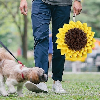 Foto 2 | Almohadilla De Entrenamiento Para Cachorros Con Forma De Girasol Huoguo Para Perros - Venta Internacional.
