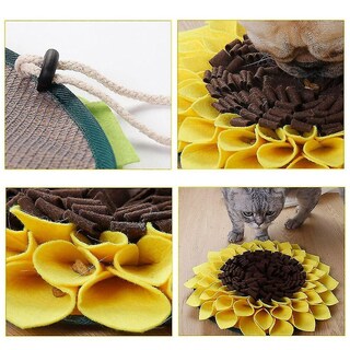 Foto 4 | Almohadilla De Entrenamiento Para Cachorros Con Forma De Girasol Huoguo Para Perros - Venta Internacional.