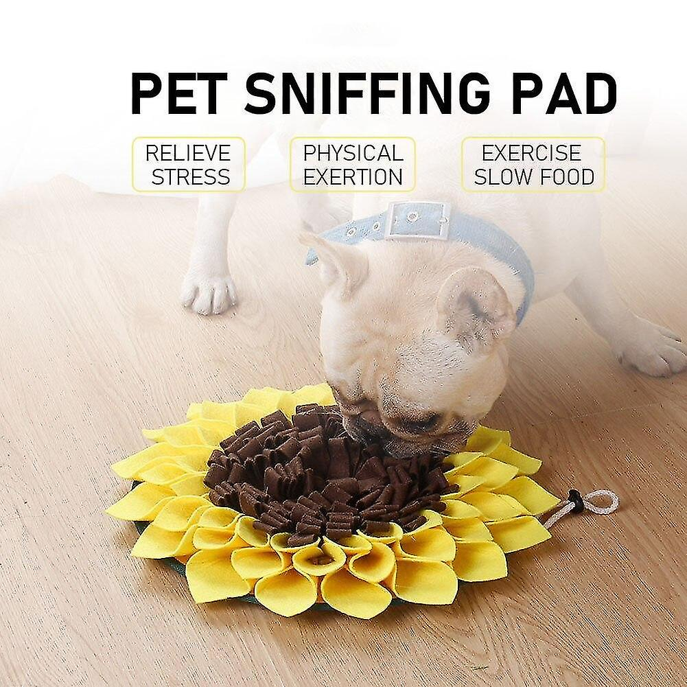 Foto 5 | Almohadilla De Entrenamiento Para Cachorros Con Forma De Girasol Huoguo Para Perros - Venta Internacional.