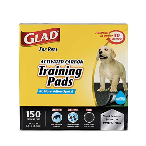 Almohadillas De Adiestramiento Para Cachorros Glad For Pets, Color Negro, 150 Unidades - Venta Internacional.