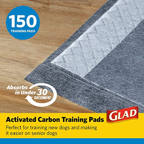 Foto 4 | Almohadillas De Adiestramiento Para Cachorros Glad For Pets, Color Negro, 150 Unidades - Venta Internacional.