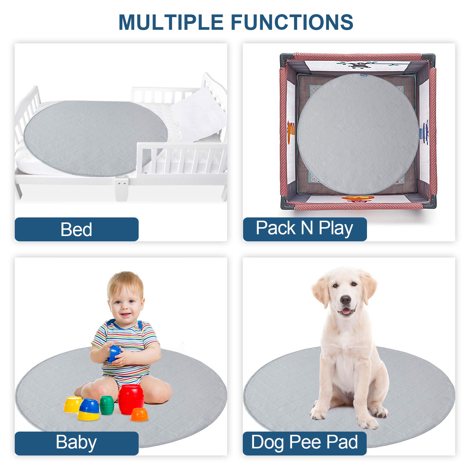 Foto 7 pulgar | Almohadillas Lavables Para Orinar Moonsea Premium Para Perros - Venta Internacional.
