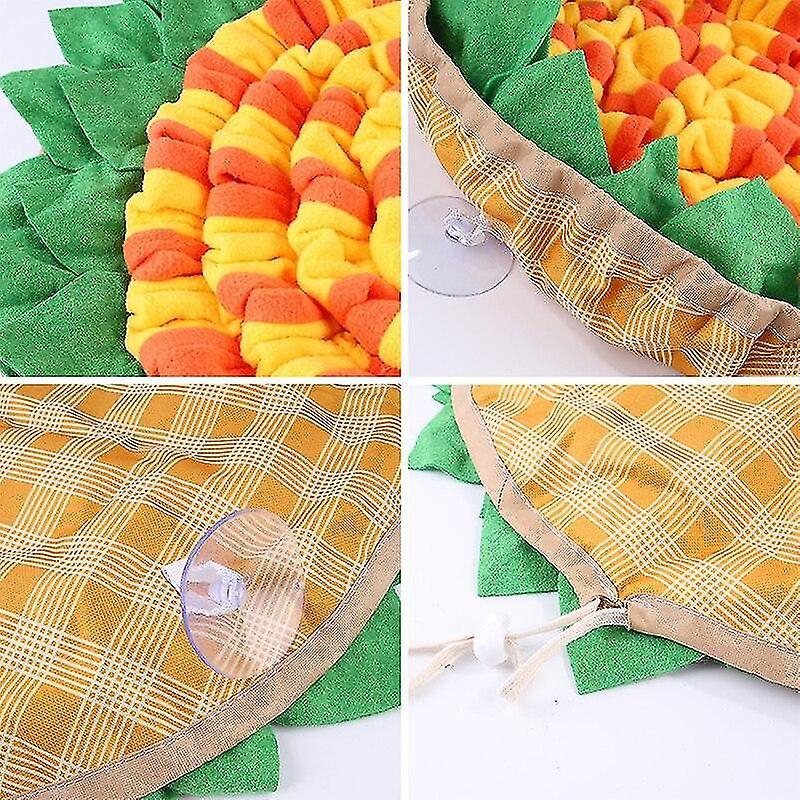 Foto 5 pulgar | Alfombrillas Para Gatos Huoguo, Diseño De Girasoles, Color Amarillo - Venta Internacional.