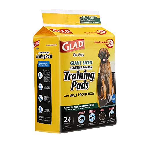 Foto 1 | Almohadillas De Entrenamiento Glad For Pets De Carbón Activado, 24 Unidades - Venta Internacional.