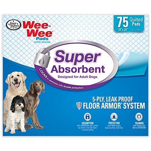 Foto 2 pulgar | Almohadillas De Entrenamiento Four Paws Wee-wee Superabsorbentes, 75 Unidades - Venta Internacional.