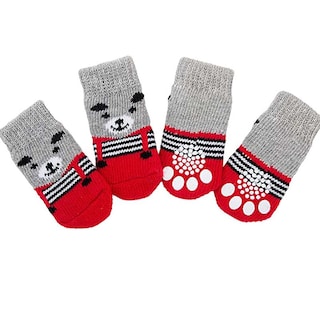 Foto 5 | Calcetines Huoguo Para Gatos Y Perros Pet Supplies, Antideslizantes, Estampado De Dibujos Animados - Venta Internaciona