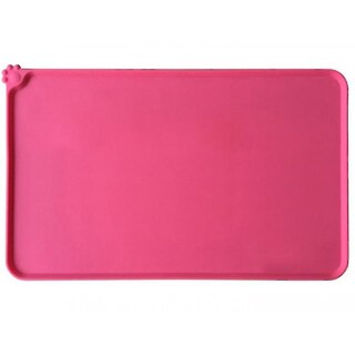 Foto 1 | Pet Mat Pet Mat De Silicona Antideslizante Para Perros Y Gatos, Color Rojo - Venta Internacional.