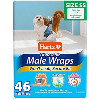 Foto 1 | Envolturas Desechables Para Perros Machos Hartz Ss, 46 Unidades - Venta Internacional.