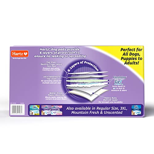 Foto 3 pulgar | Almohadillas Hartz Home Protection Para Perros, Con Aroma A Lavanda, Xxl, 40 Unidades - Venta Internacional.