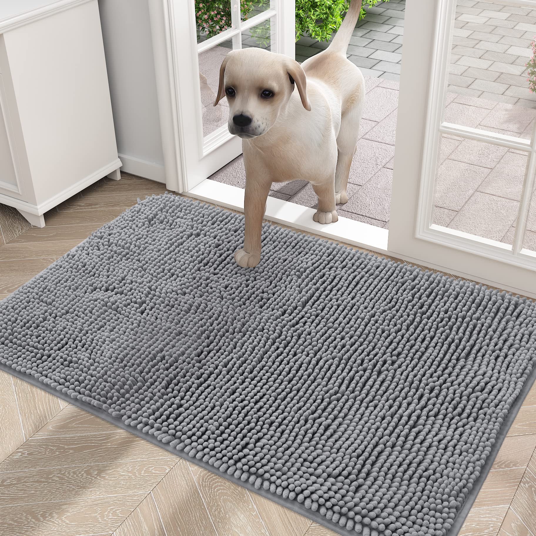 Felpudo Para Perros Olanly, Absorbente, Antideslizante, Lavable, De Microfibra - Venta Internacional.
