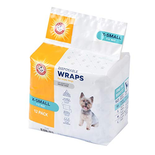 Foto 3 pulgar | Dog Wraps Arm & Hammer Para Mascotas, Macho, X-small, Paquete De 12 - Venta Internacional.