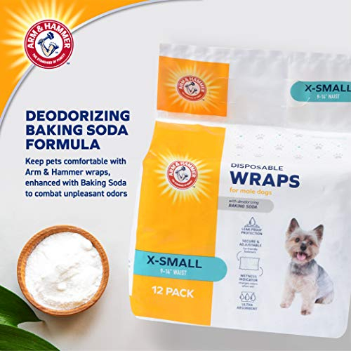 Foto 8 pulgar | Dog Wraps Arm & Hammer Para Mascotas, Macho, X-small, Paquete De 12 - Venta Internacional.