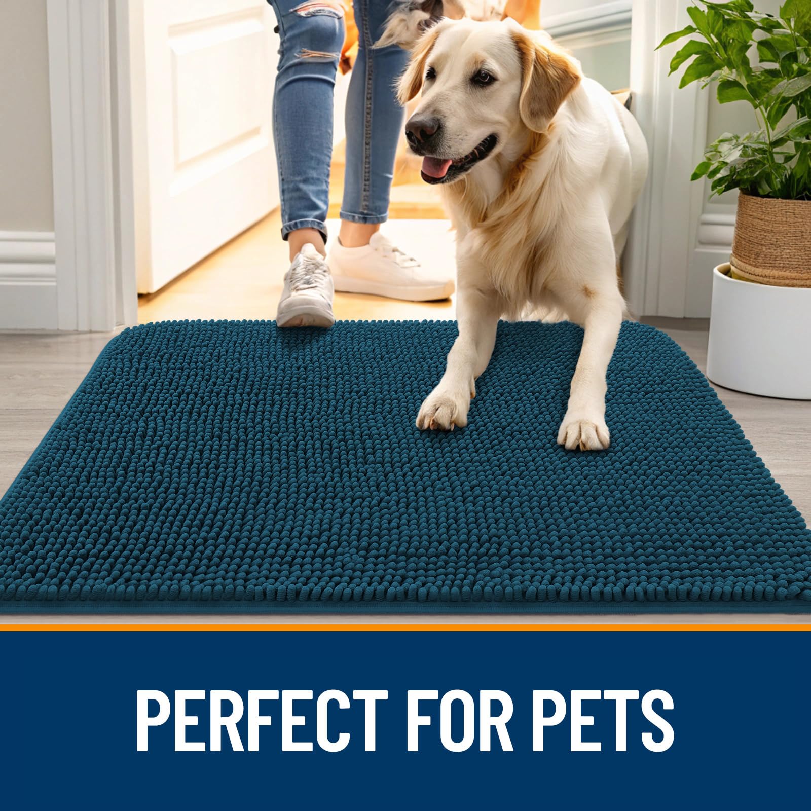 Foto 7 pulgar | Felpudo Para Perros Olanly, Absorbente, Antideslizante, Lavable, 120 X 43 Cm - Venta Internacional.
