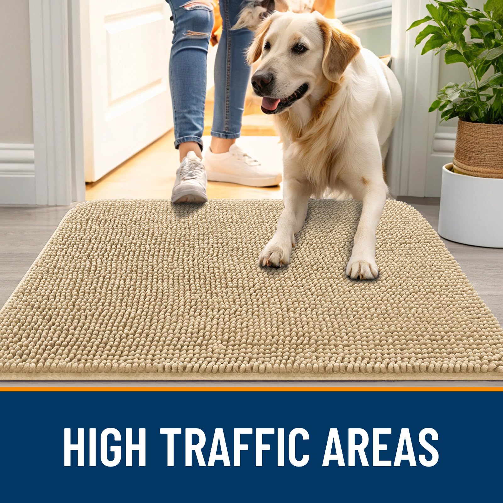 Foto 7 pulgar | Felpudo Para Perros Olanly, Absorbente, Antideslizante, Lavable, 120 X 43 Cm - Venta Internacional.