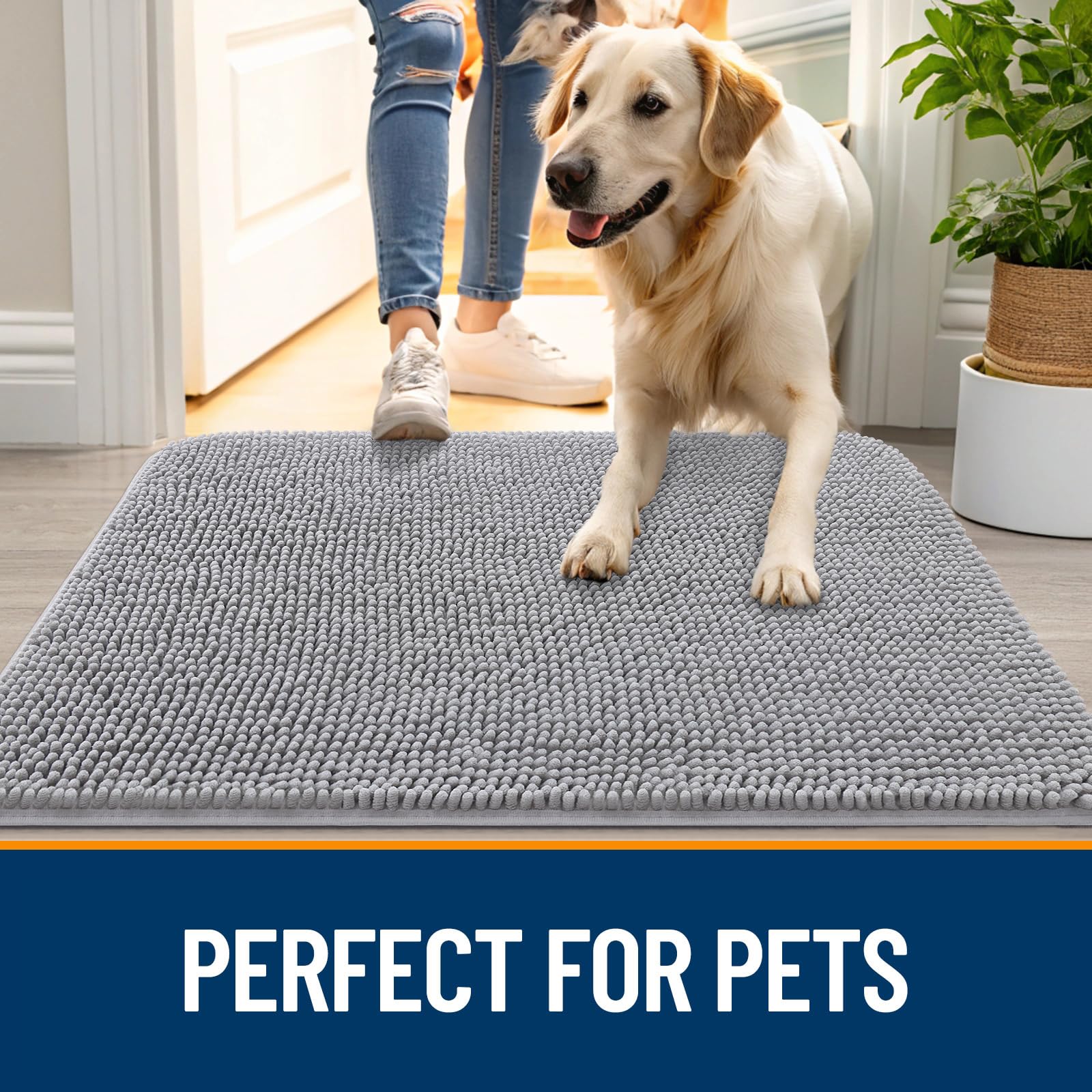 Foto 7 pulgar | Felpudo Para Perros Olanly, Absorbente, Antideslizante, Lavable, 44 X 24 Cm - Venta Internacional.
