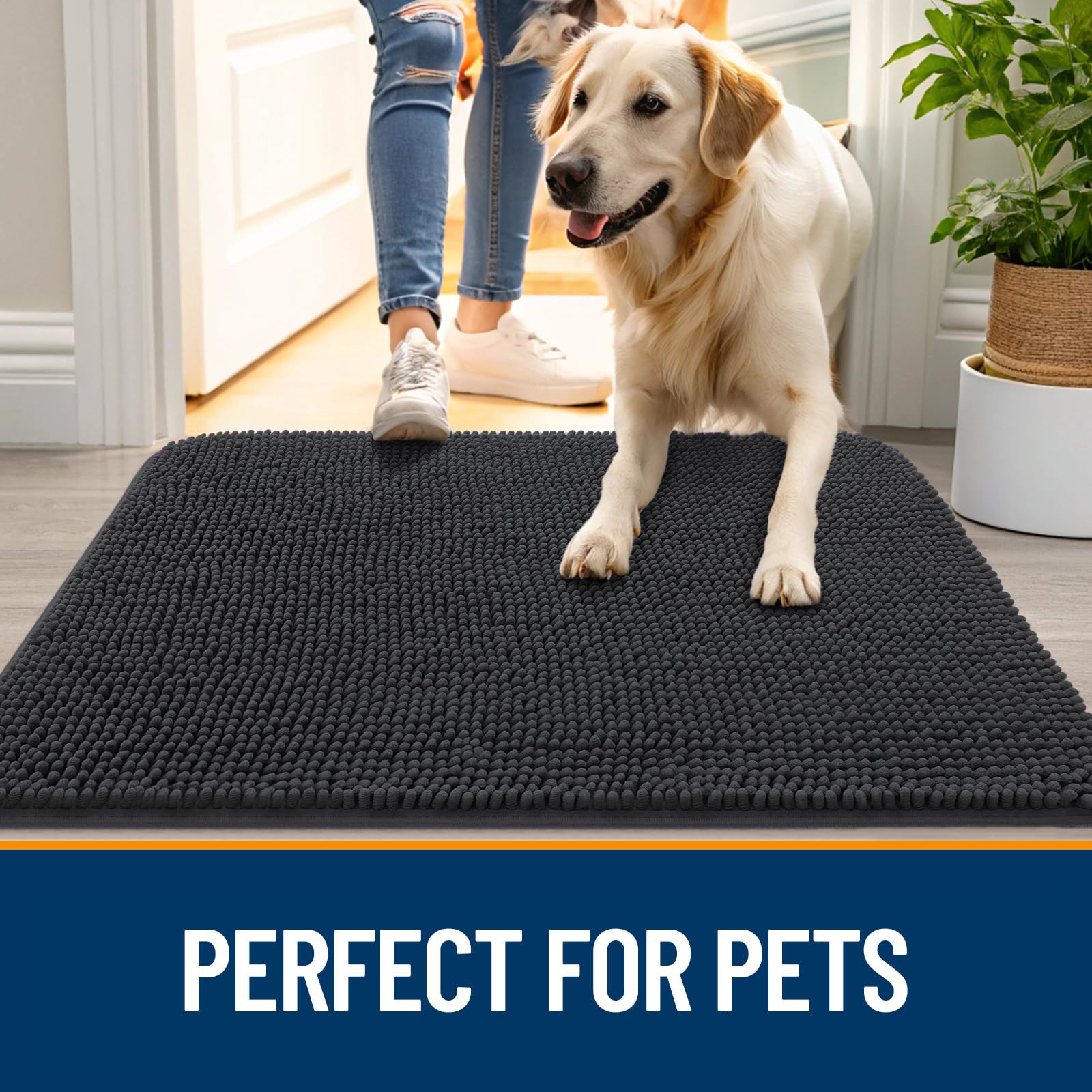 Foto 7 pulgar | Felpudo Para Perros Olanly, Absorbente, Antideslizante, Lavable, 120 X 50 Cm - Venta Internacional.