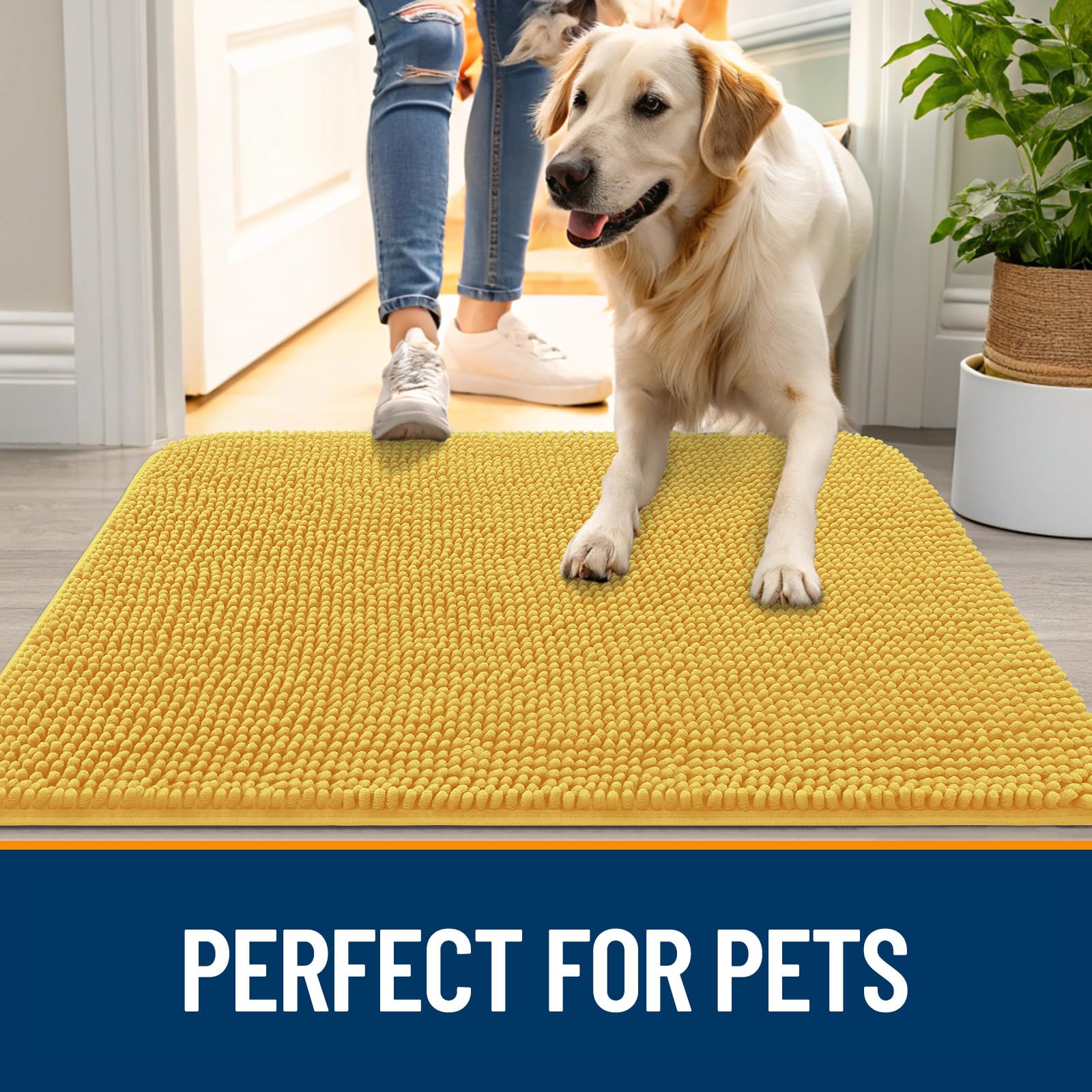 Foto 7 pulgar | Felpudo Para Perros Olanly, Absorbente, Antideslizante, Lavable, 150 X 50 Cm - Venta Internacional.