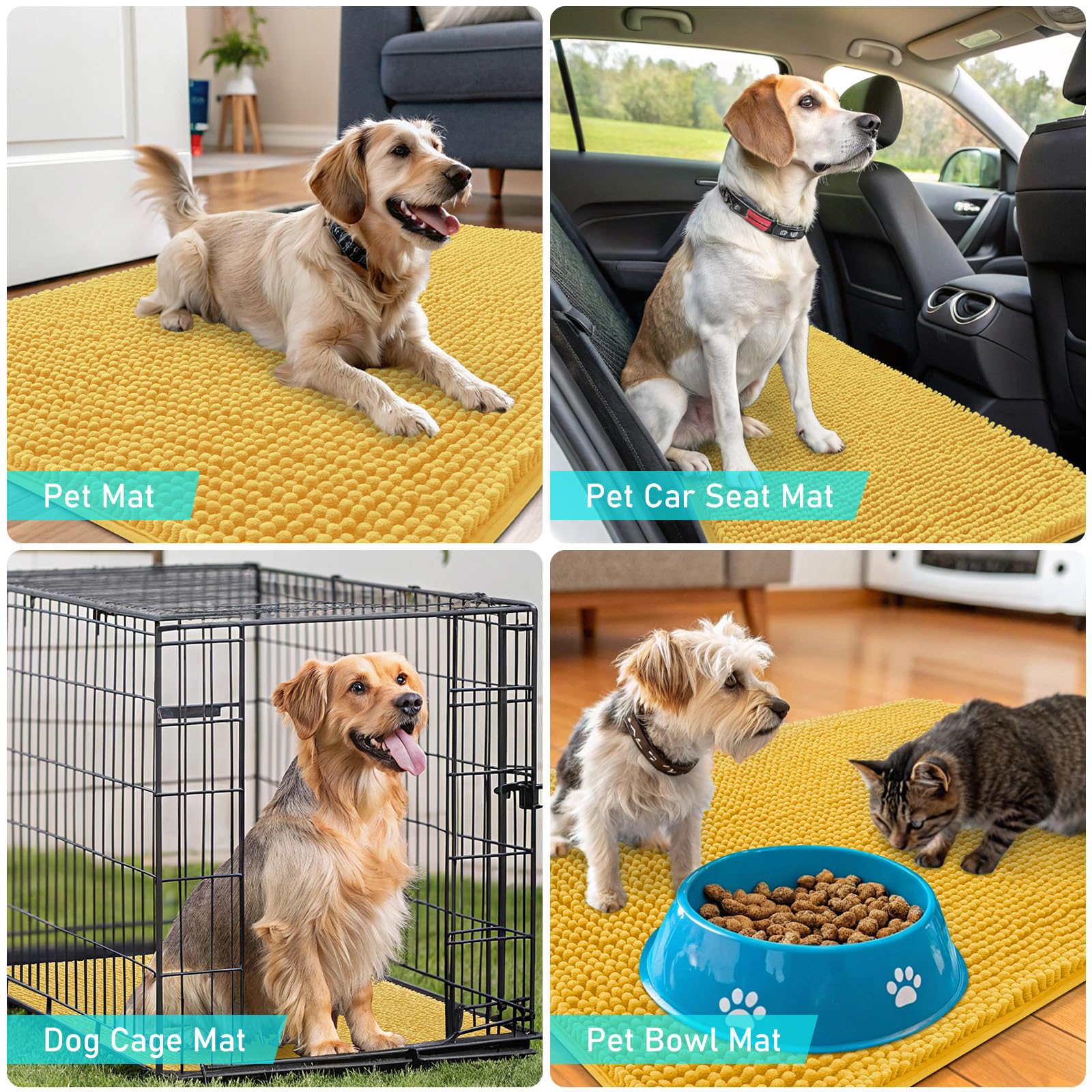Foto 8 pulgar | Felpudo Para Perros Olanly, Absorbente, Antideslizante, Lavable, 150 X 50 Cm - Venta Internacional.