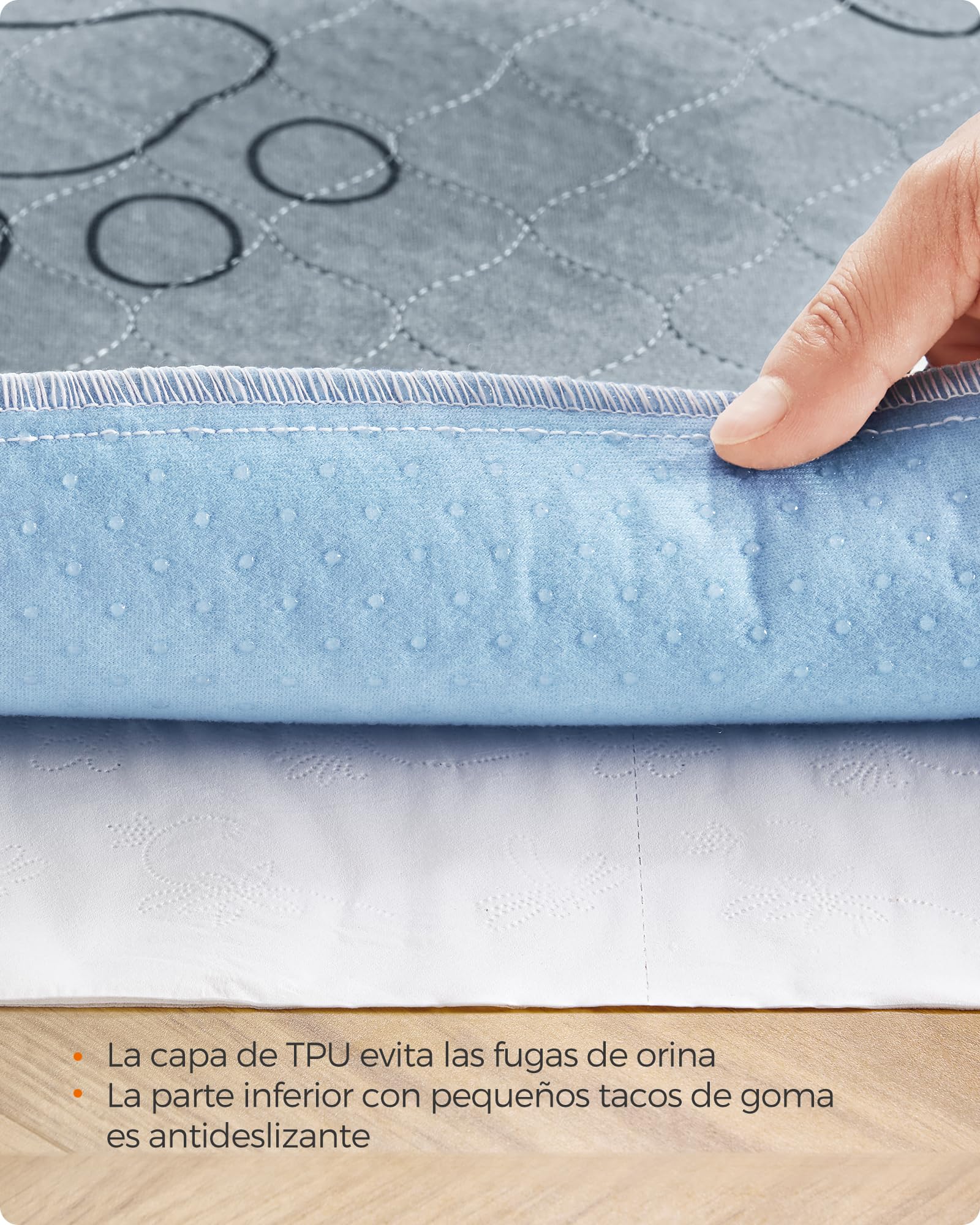 Foto 7 pulgar | Alfombrillas Lavables Para Perros Feandrea Mptd048g01, 152 X 122 Cm, Gris, 2 Unidades