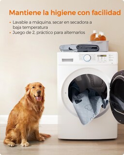 Foto 7 | Alfombrillas Lavables Para Perros Feandrea, Reutilizables, Absorbentes, 183 X 183 Cm, Color Gris