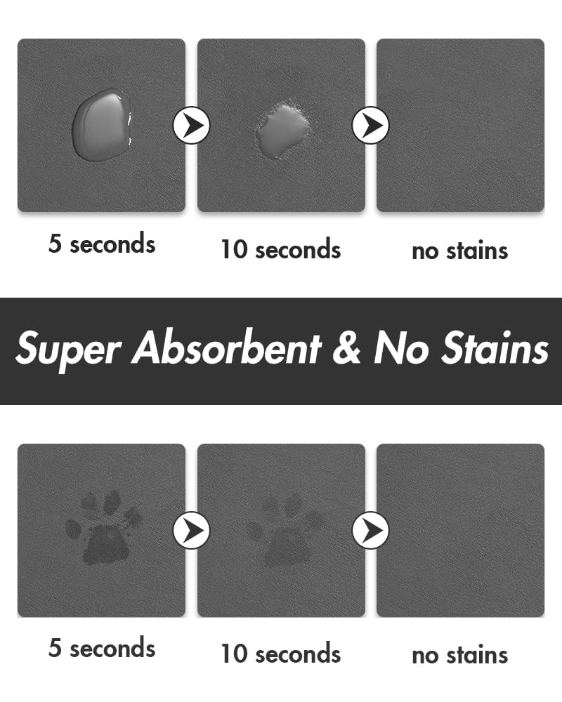 Foto 3 pulgar | Alfombrilla De Comida Para Perros Montvoo, Absorbente, De Secado Rápido, Para Comida Y Agua - Venta Internacional.