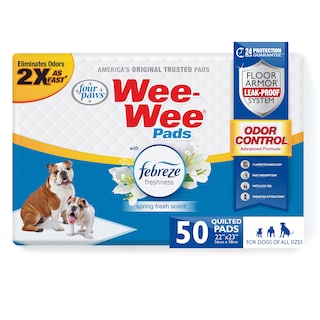 Foto 1 | Pee Pads Four Paws Wee-wee, Antiolores, Para Perros, 22 X 23 Cm, 50 Unidades - Venta Internacional.