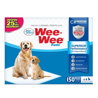 Foto 1 | Almohadillas Para Orinar Four Paws Wee-wee De Alto Rendimiento, 150 Unidades - Venta Internacional.