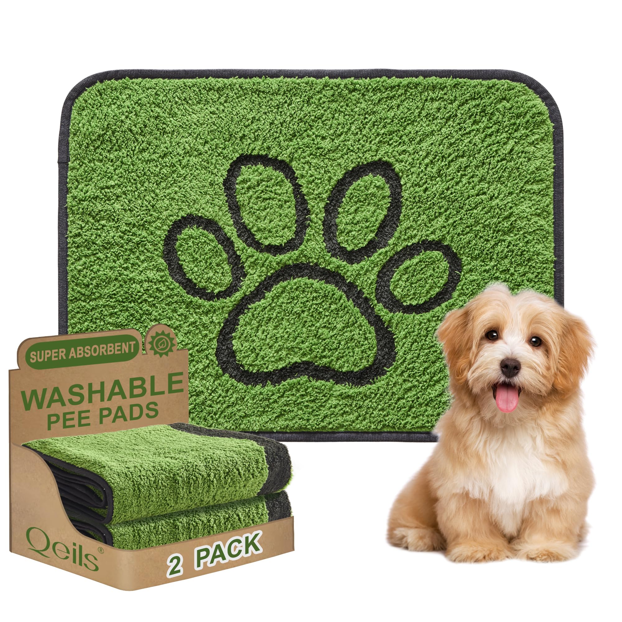 Foto 2 pulgar | Almohadillas De Adiestramiento Reutilizables Para Perros, Lavables, 2 Unidades - Venta Internacional.