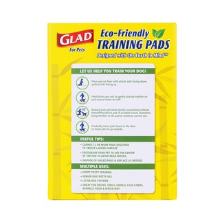 Foto 3 | Almohadillas De Entrenamiento Glad For Pets Earth Friendly Bamboo 85 Unidades - Venta Internacional.
