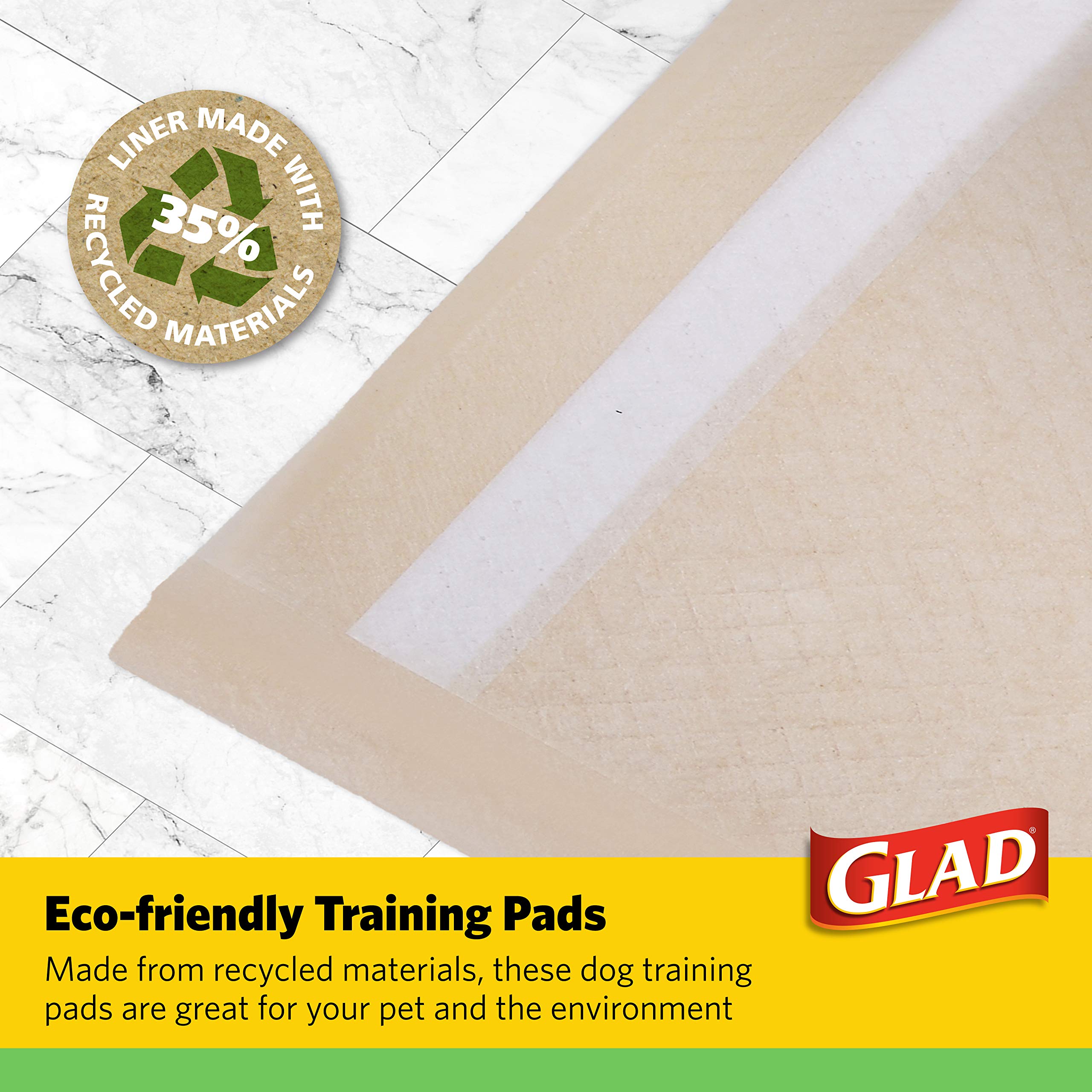 Foto 6 pulgar | Almohadillas De Entrenamiento Glad For Pets Earth Friendly Bamboo 85 Unidades - Venta Internacional.