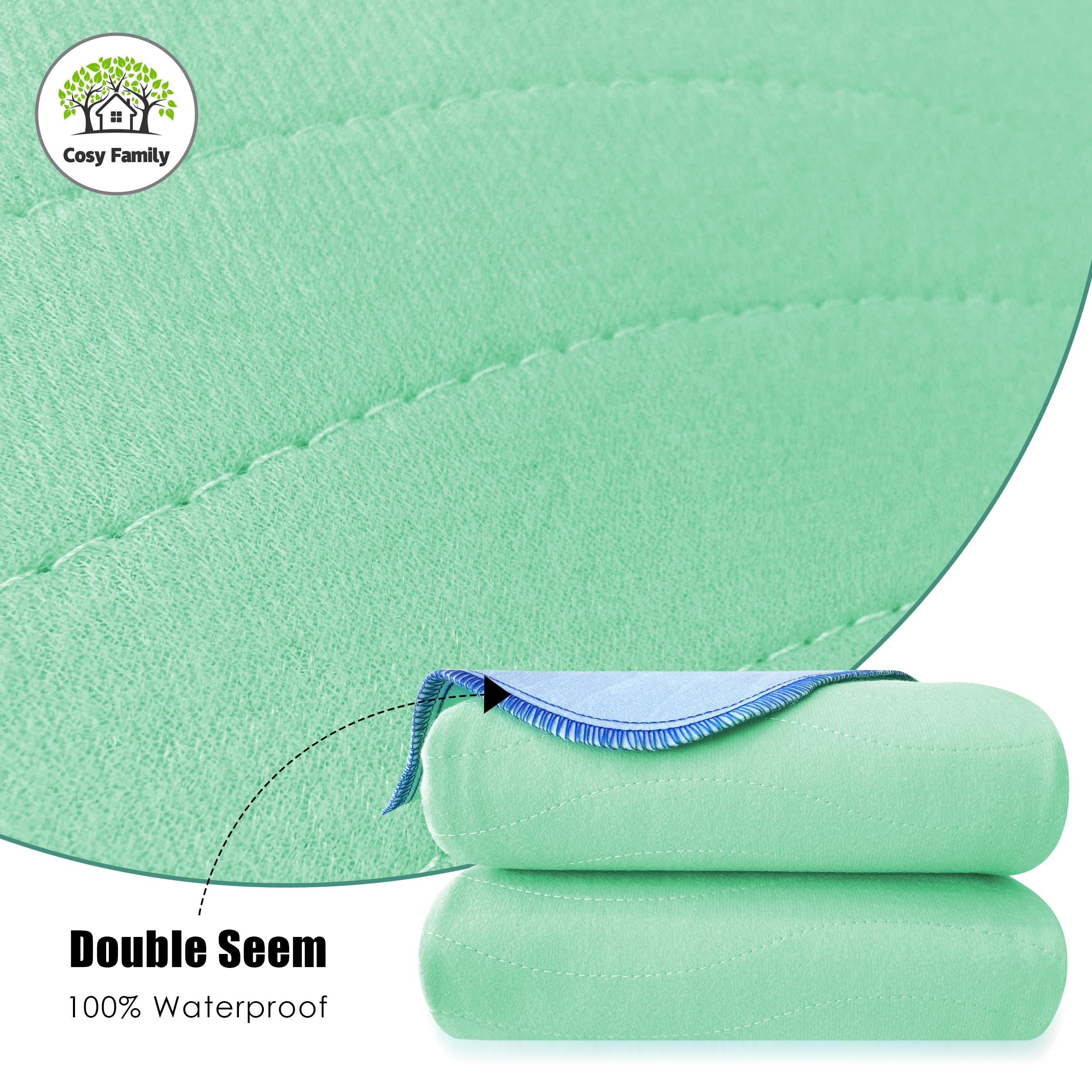 Foto 6 pulgar | Almohadillas Impermeables Y Lavables Cosy Family  34 X 36 Cm (paquete De 8) - Venta Internacional.