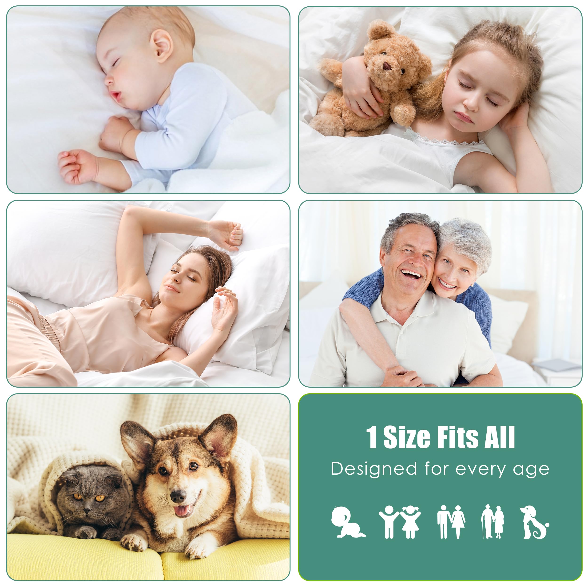 Foto 6 | Almohadillas Impermeables Y Lavables Cosy Family  34 X 36 Cm (paquete De 8) - Venta Internacional.