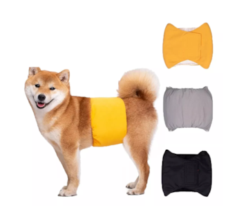 Foto 4 | Pañales Reutilizables Lavables Para Perros, Paquete De 3 Pzs Talla M, Colores