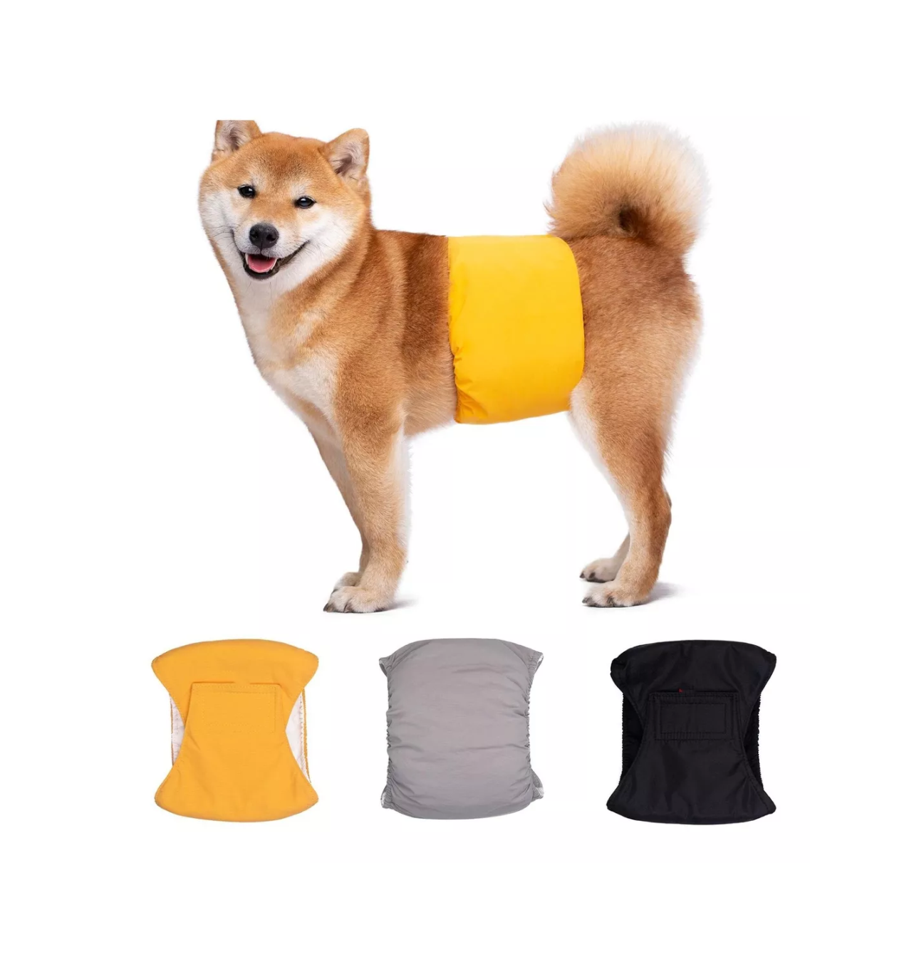Foto 3 pulgar | Pañales Reutilizables Lavables para Perros 3 pzas Talla S