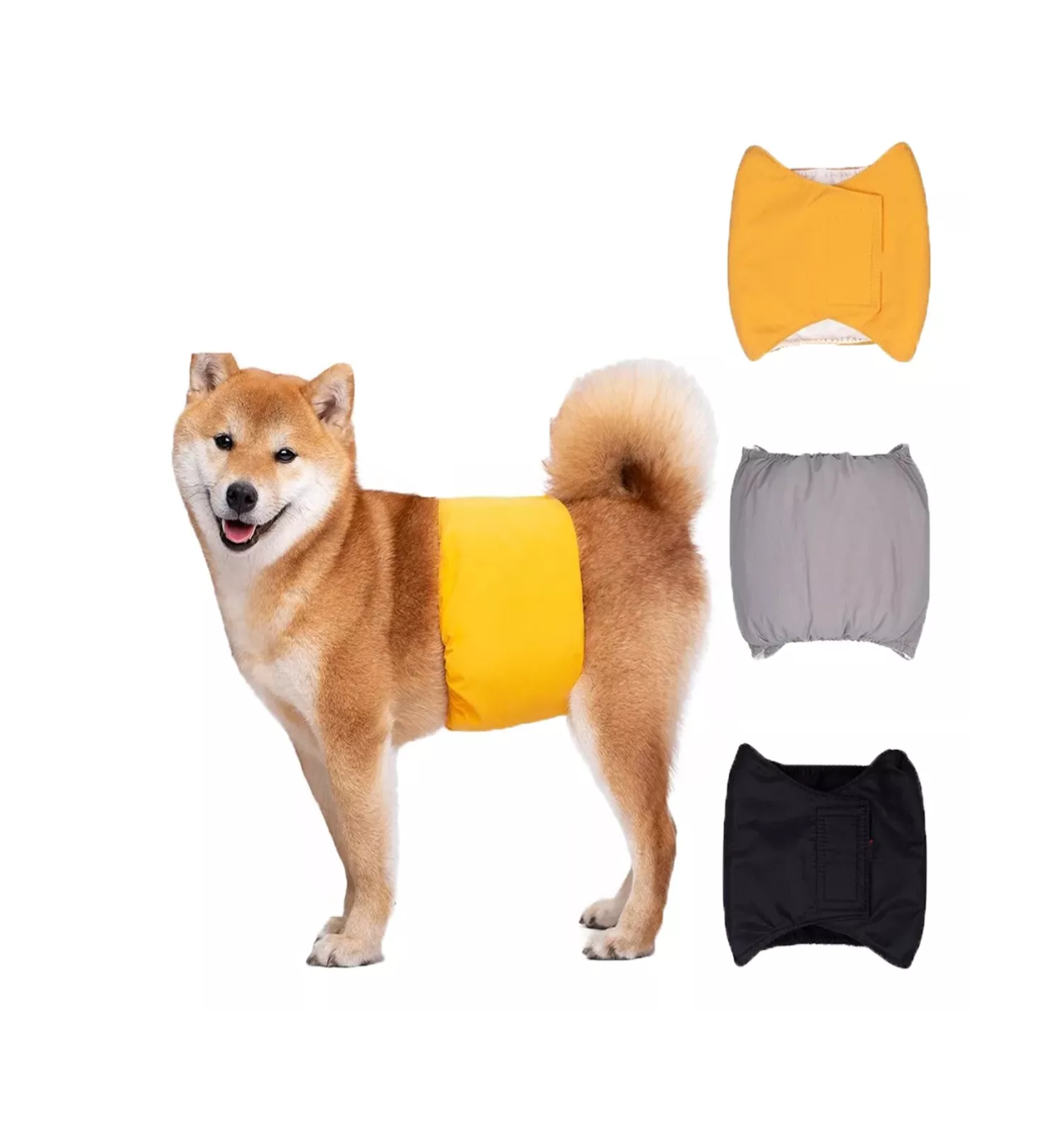 Foto 4 pulgar | Pañales Reutilizables Lavables para Perros 3 pzas Talla S