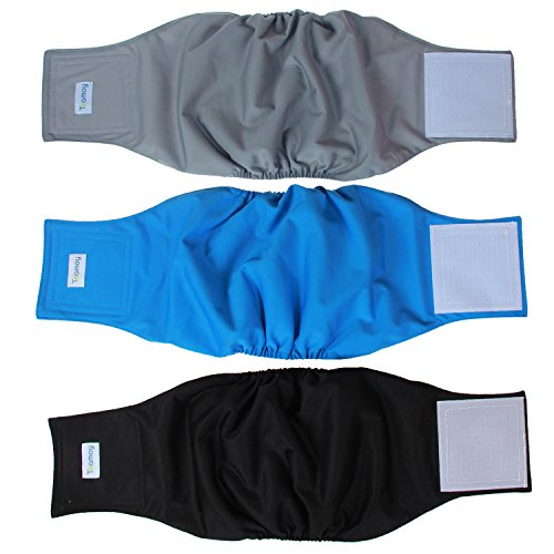 Foto 2 pulgar | Pañales Wrap Teamoy Reutilizables Para Perros Machos, Lavables, Paquete De 3 - Venta Internacional.
