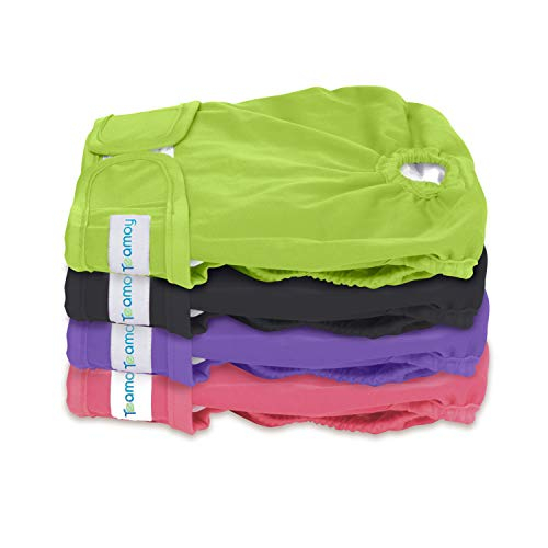 Foto 3 pulgar | Pañales Para Perros Teamoy Lavables Y Reutilizables Para Perras (4 Unidades) - Venta Internacional.