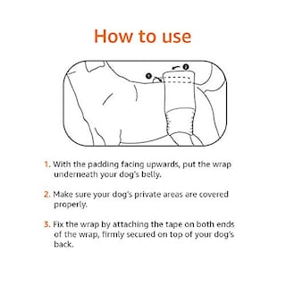 Foto 6 | Pañales Desechables Amazon Basics Para Perros Machos, Talla X-small, 30 Pa - Venta Internacional.