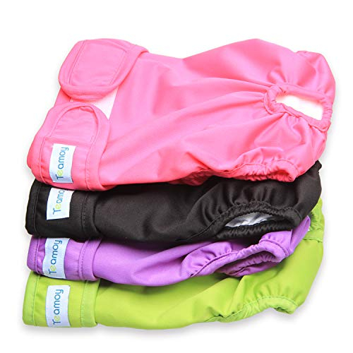 Pañales Para Perros Teamoy Lavables Y Reutilizables Para Perras (4 Unidades) - Venta Internacional.